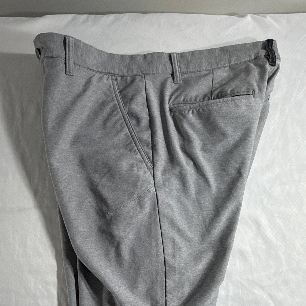 adidas Adicross Men's Gray Golf Pants 30x32 Flat Front Pockets